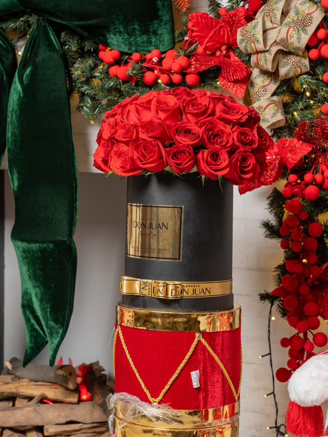 Bouquet Fresh Roses Flower Box